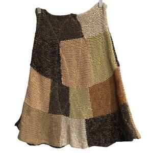 Sparrow Anthropolgie Size Small / Medium Patchwork Knit Poncho